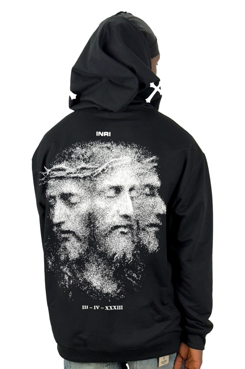Buzo Capucha Negro INRI III-IV