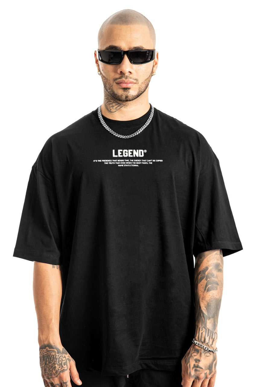 Oversize Negra Legend Alto Gramaje