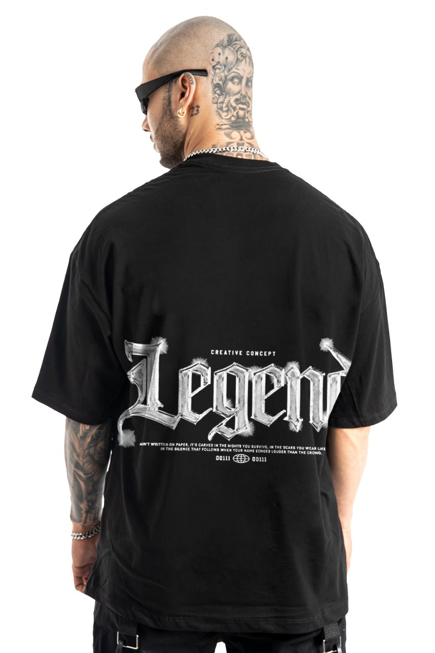 Oversize Negra Legend Alto Gramaje