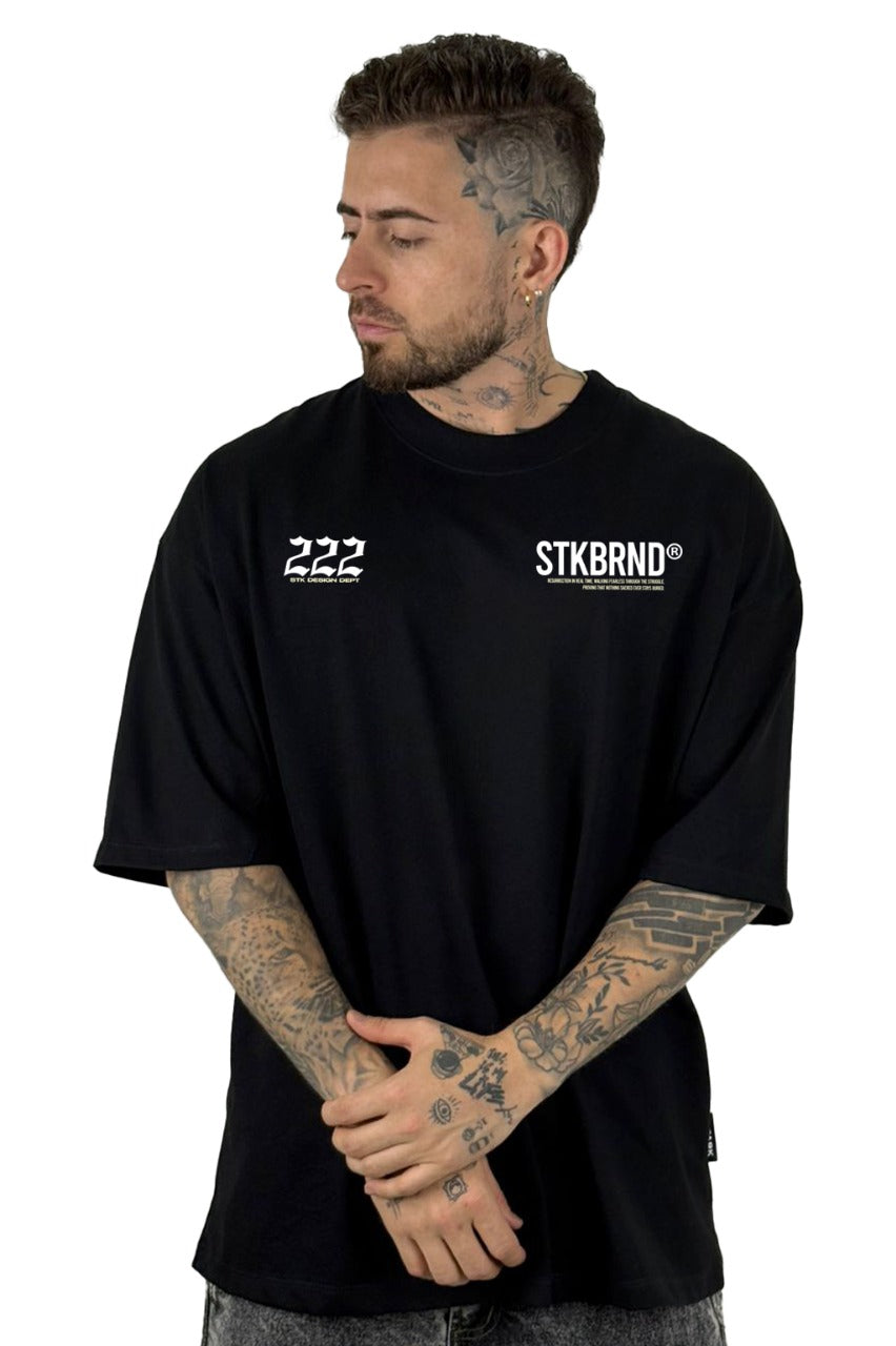 Oversize Negra STKBRND 222 Cruz
