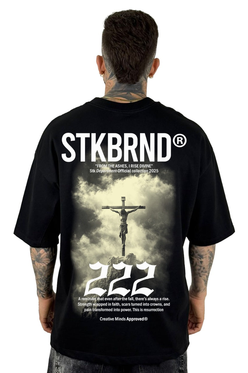 Oversize Negra STKBRND 222 Cruz