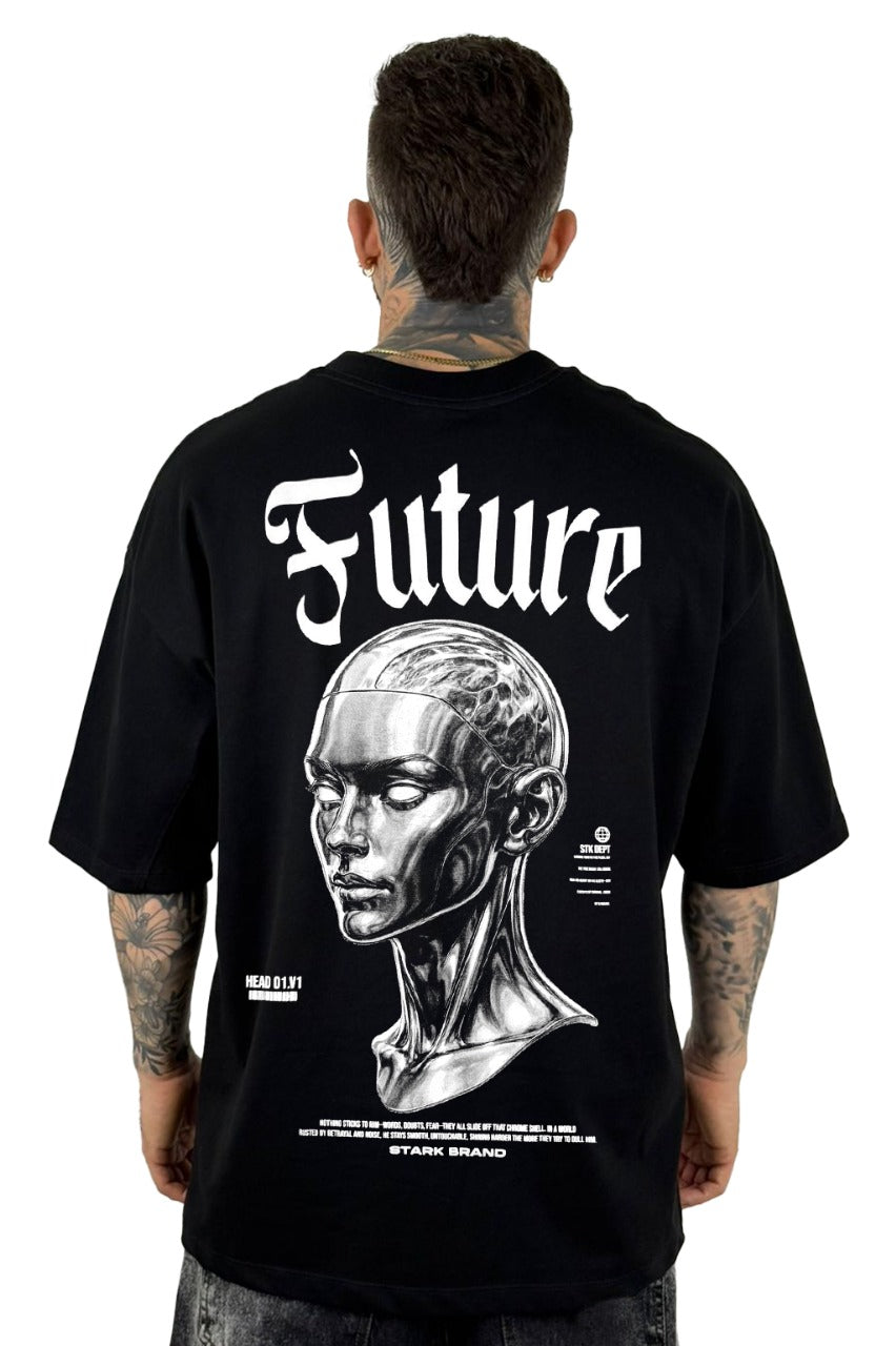 Oversize Negra Future Dept Alto Gramaje