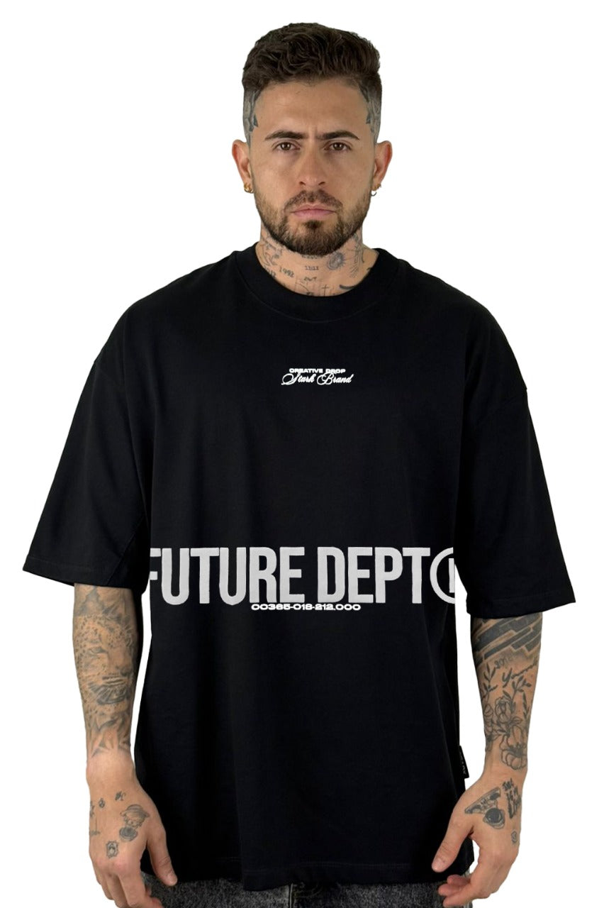 Oversize Negra Future Dept Alto Gramaje