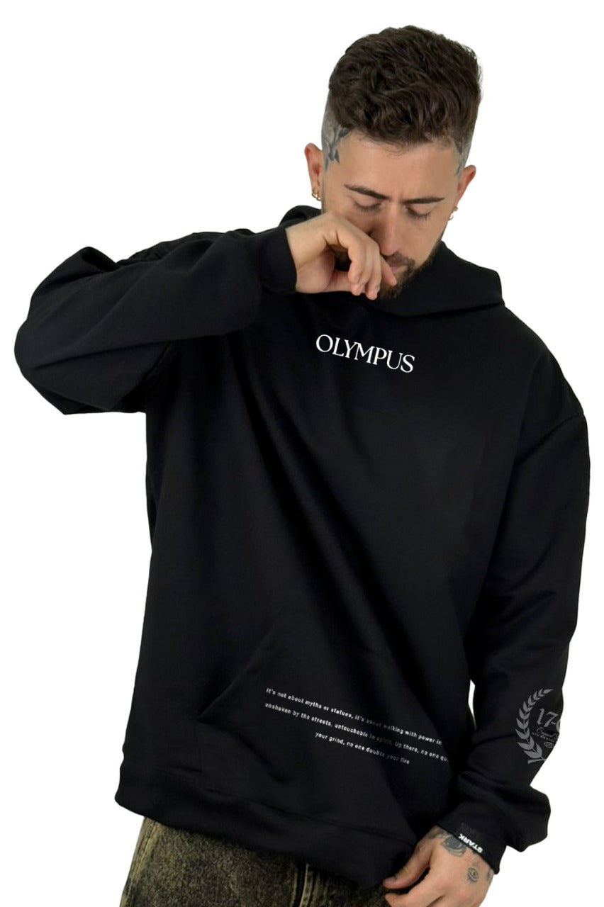 Buzo Capucha Negro Olympus
