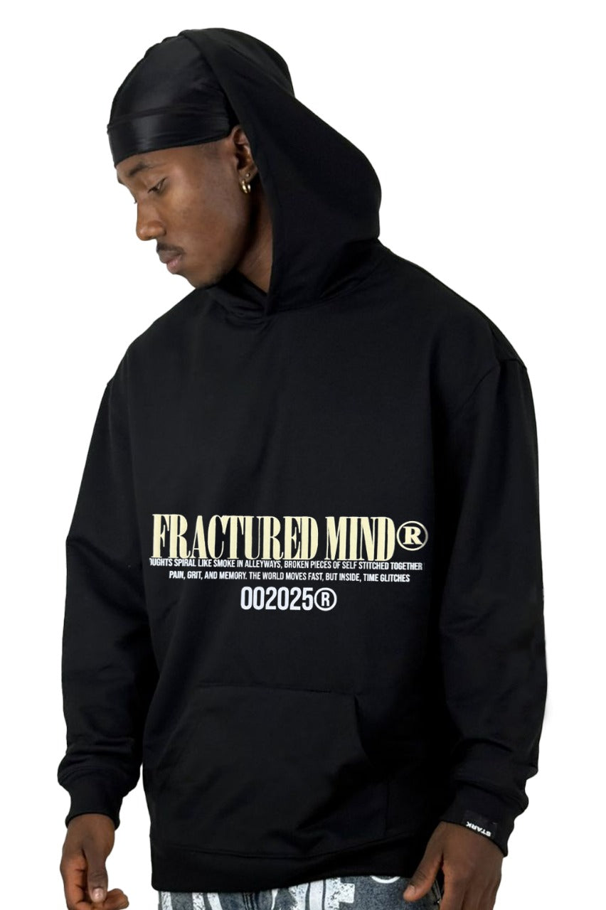 Buzo Capucha Negro Fractured Mind