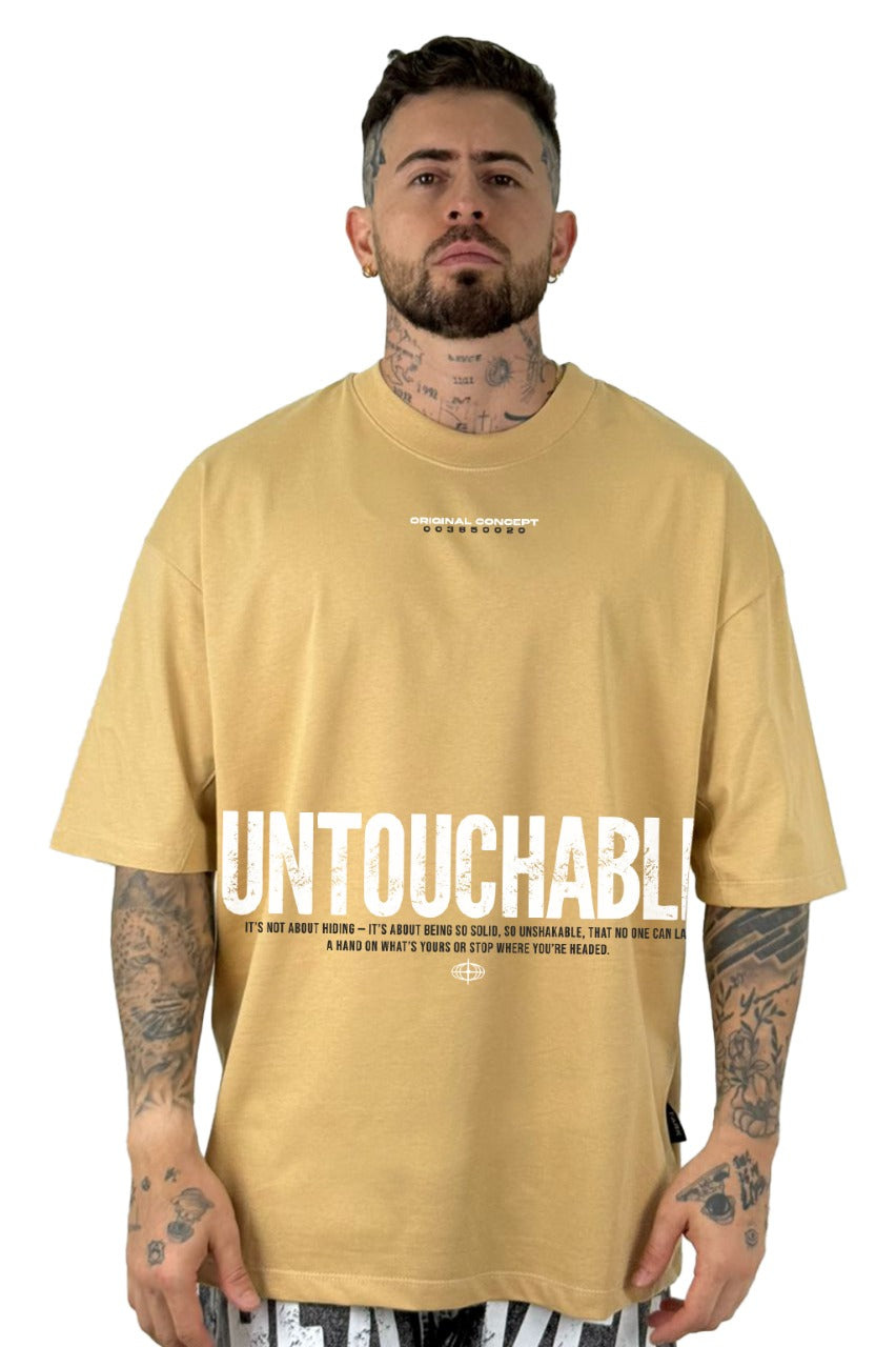 Oversize Beige Oscuro Untouchable Alto Gramaje