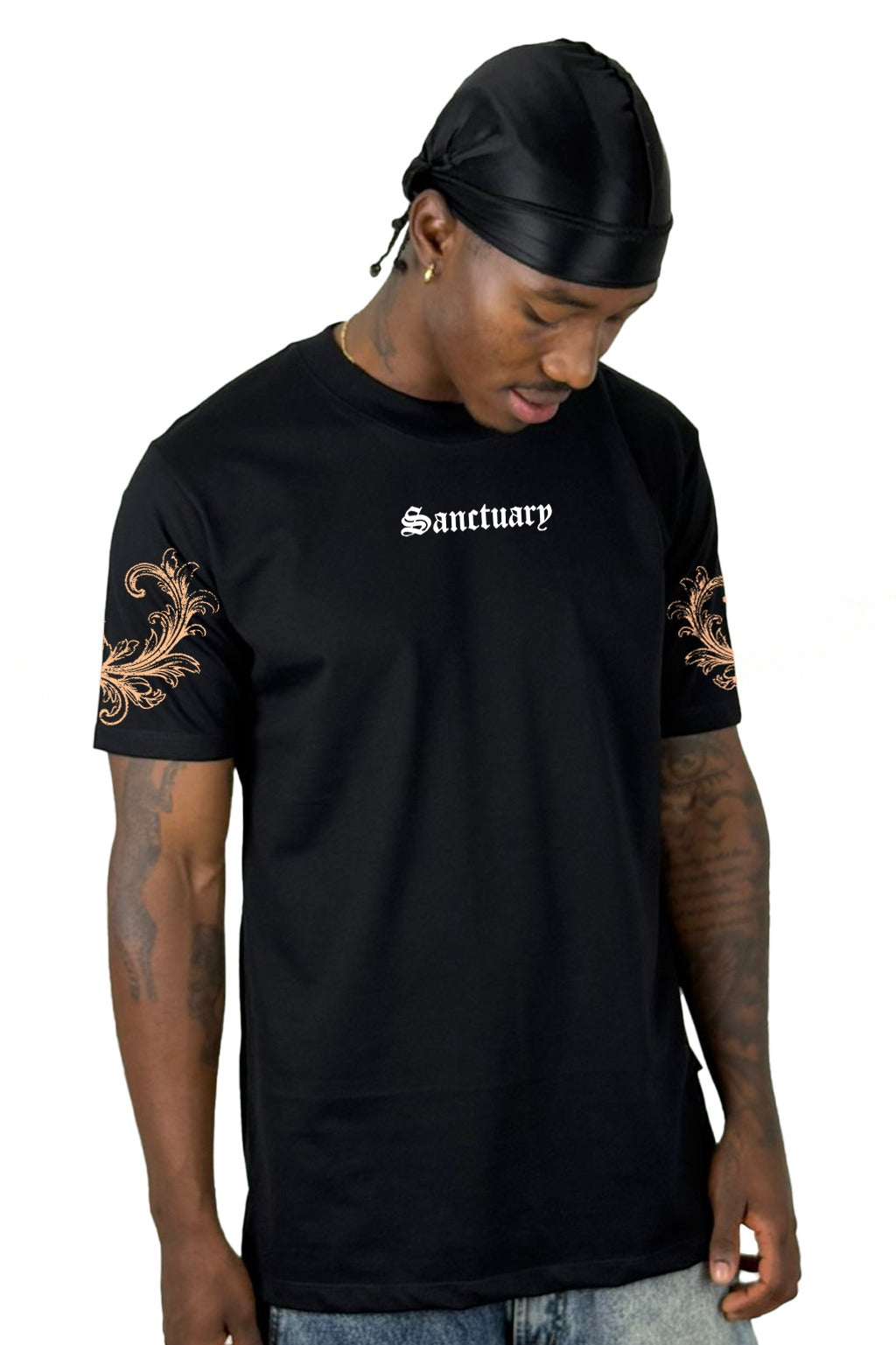 Camiseta Negra Sanctuary 999 Alto Gramaje