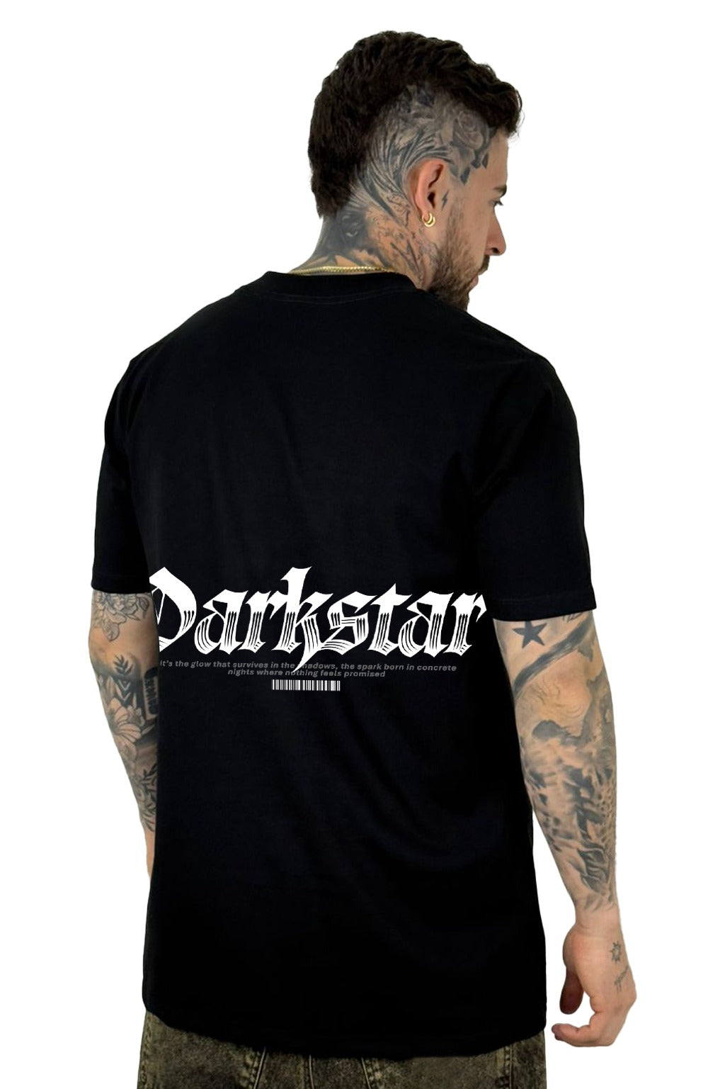 Camiseta Negra Darkstark Alto Gramaje