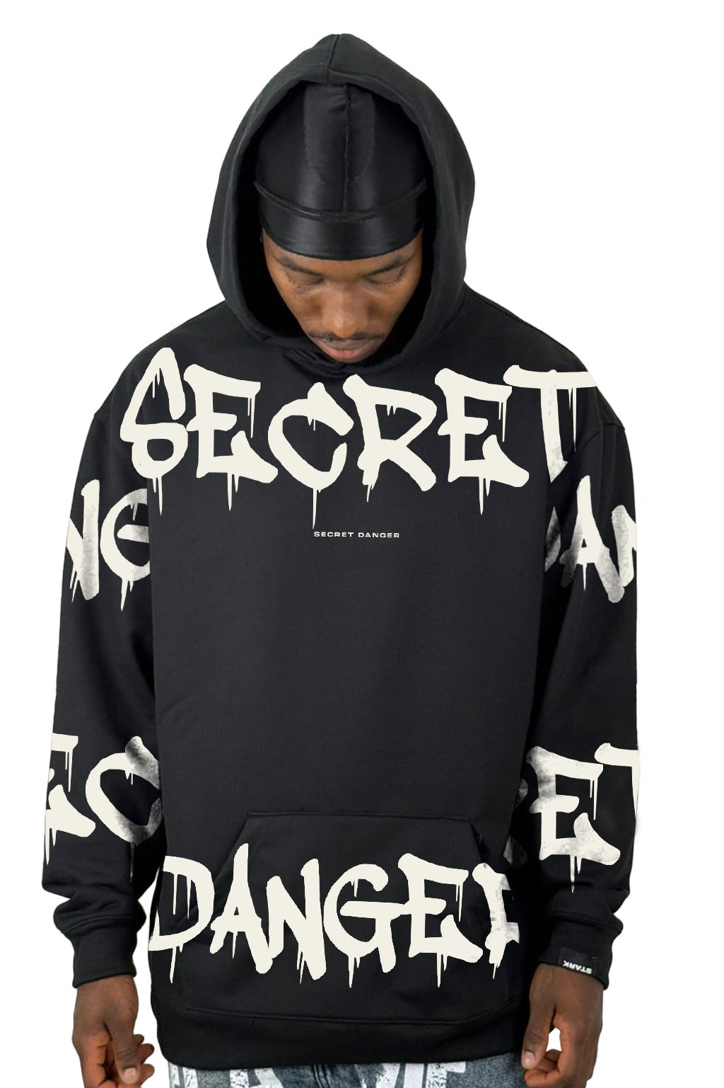 Buzo Capucha Negro Secret Danger