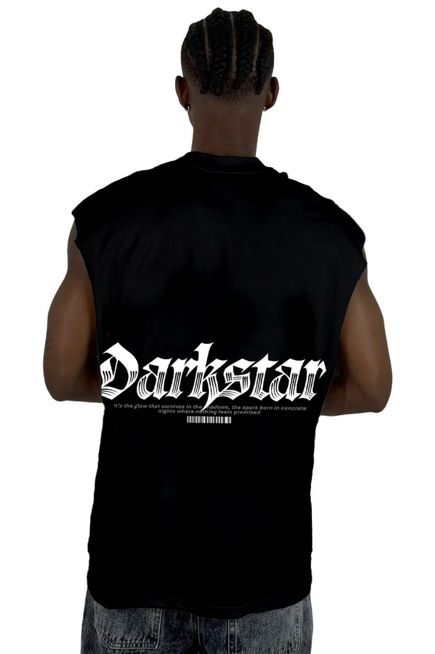 Camisilla Negra Darkstar Alto Gramaje