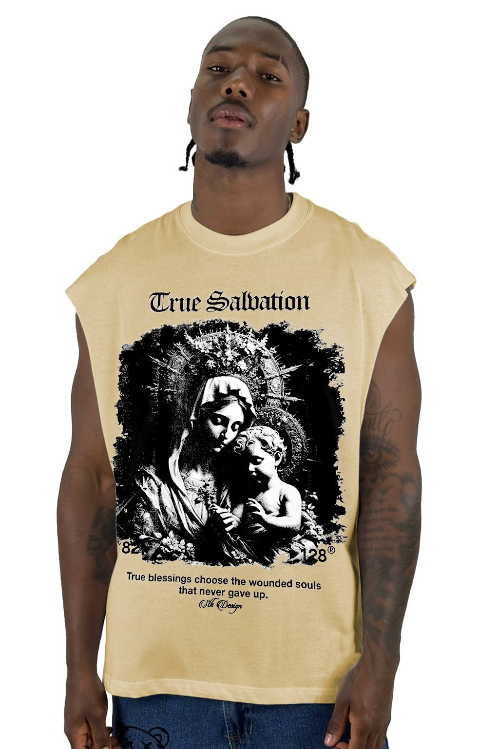 Camisilla Beige True Salvation Alto Gramaje