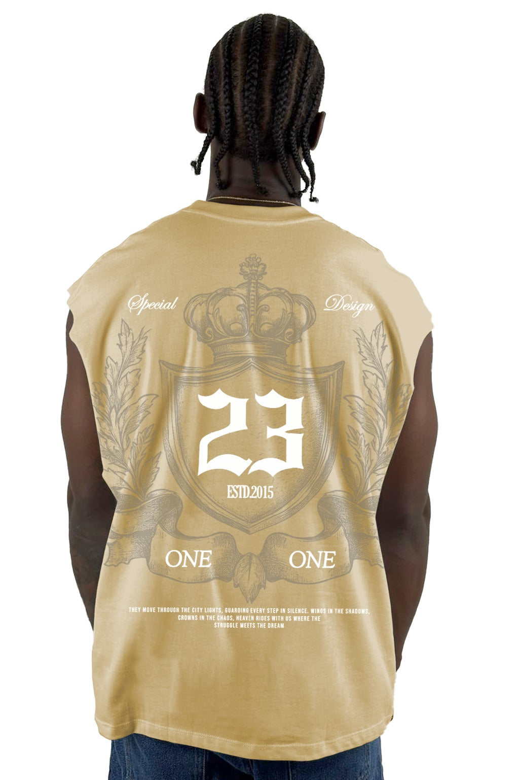 Camisilla Beige One One 23 Alto Gramaje