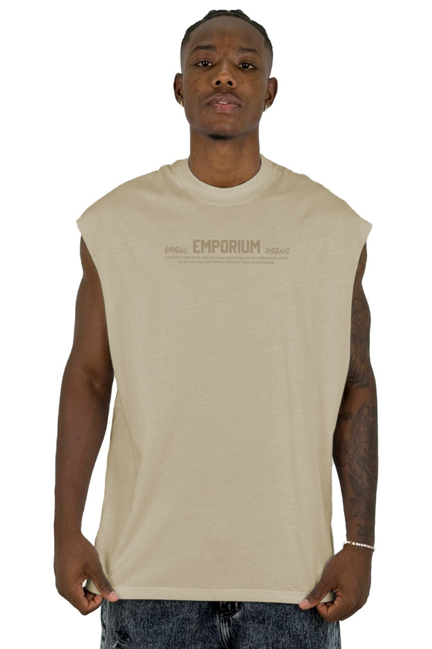 Camisilla Beige Emporium Alto Gramaje