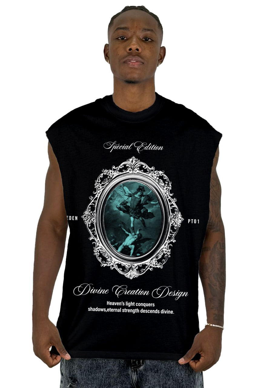 Camisilla Negra Divine Creation Design Alto Gramaje