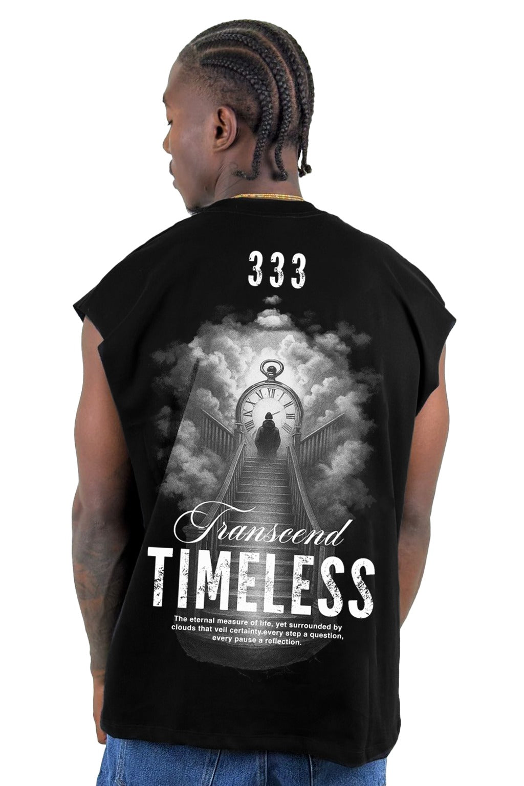 Camisilla Negra Timeless 333 Alto Gramaje