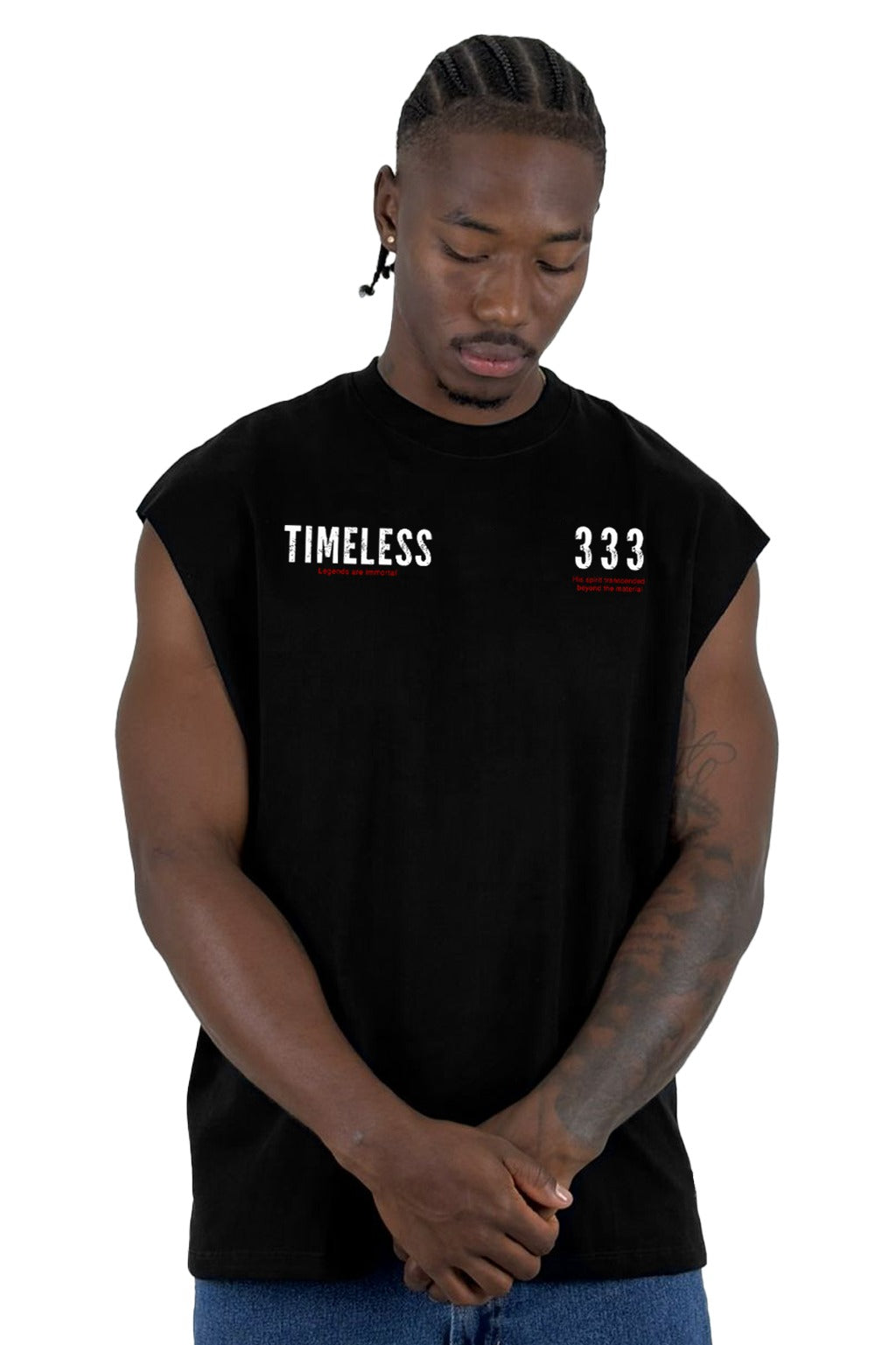 Camisilla Negra Timeless 333 Alto Gramaje
