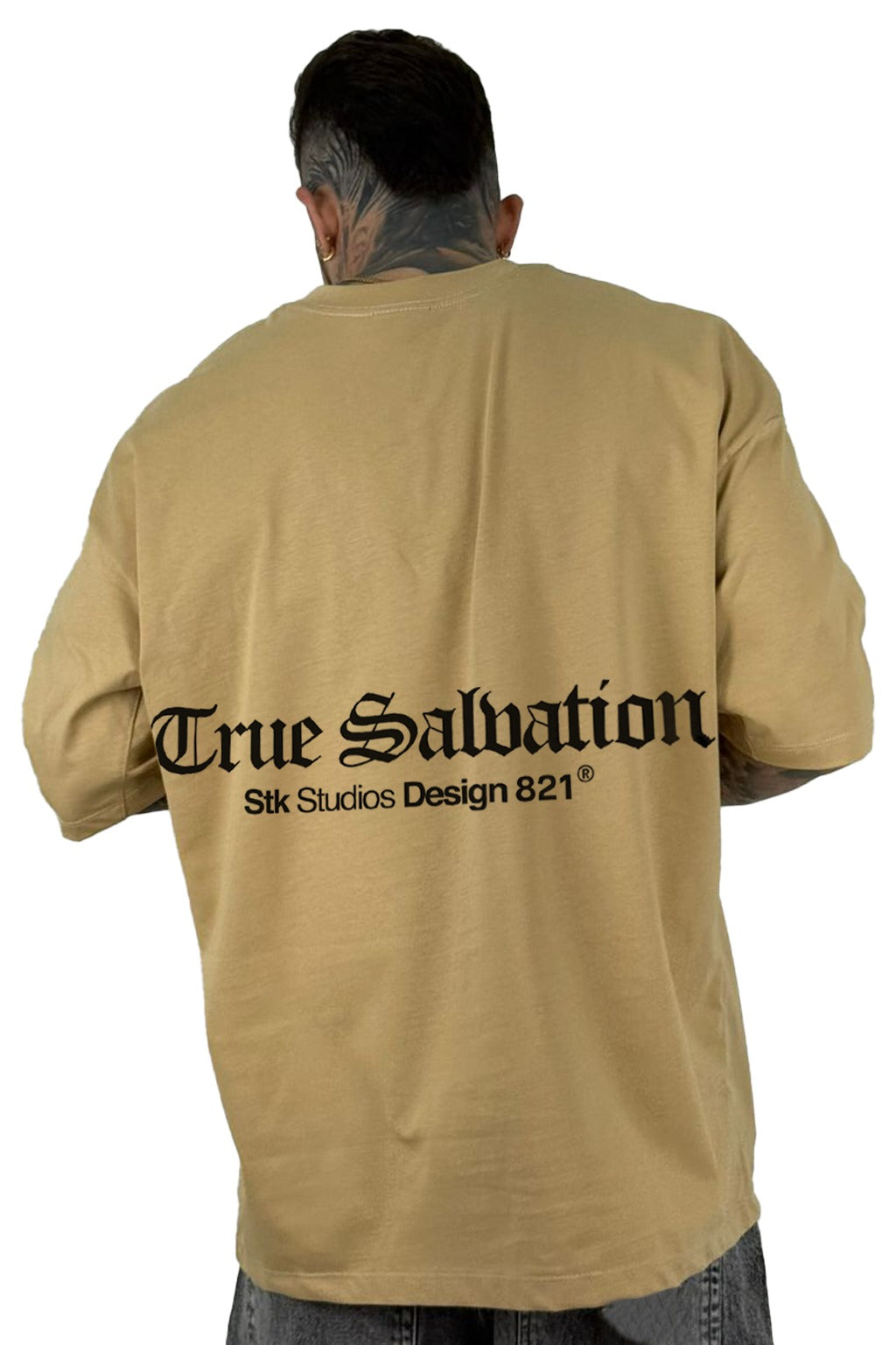 Oversize Mostaza True Salbation Alto Gramaje