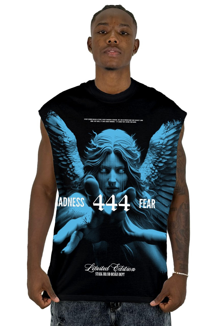 Camisilla Negra Madness Fear 444 Alto Gramaje