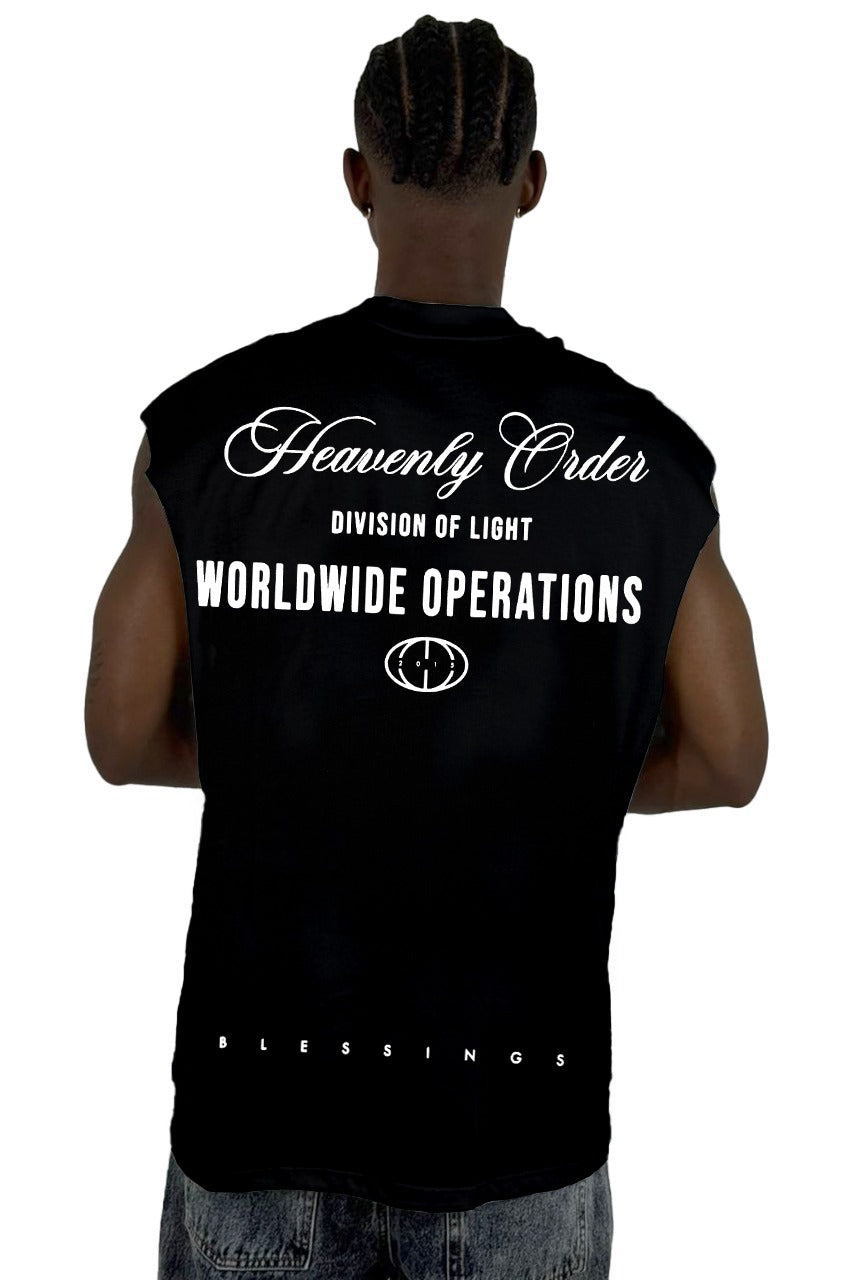 Camisilla Negra Army Of God Alto Gramaje