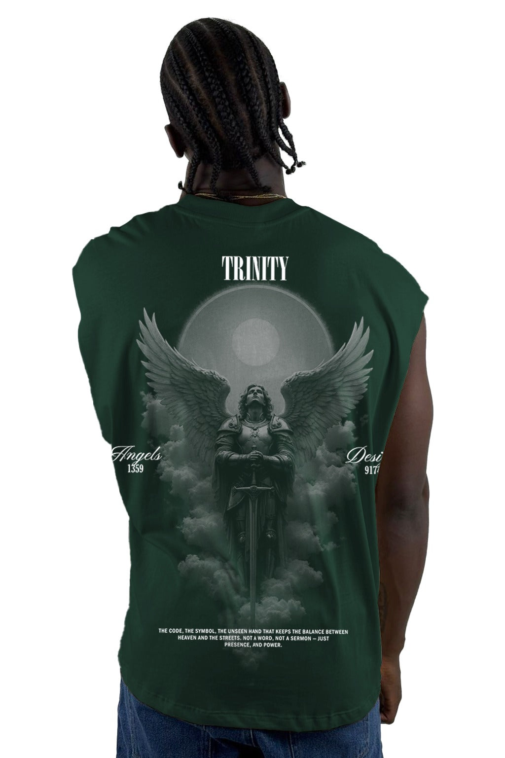 Camisilla Verde Trinity Angel Alto Gramaje