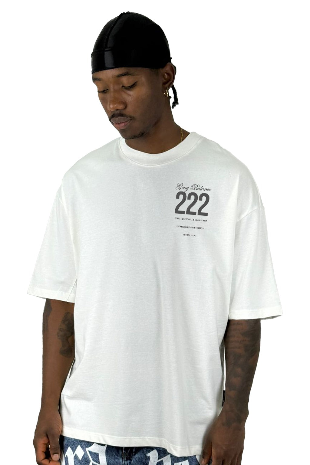 Oversize Blanca Gray Balance 222 Alto Gramaje