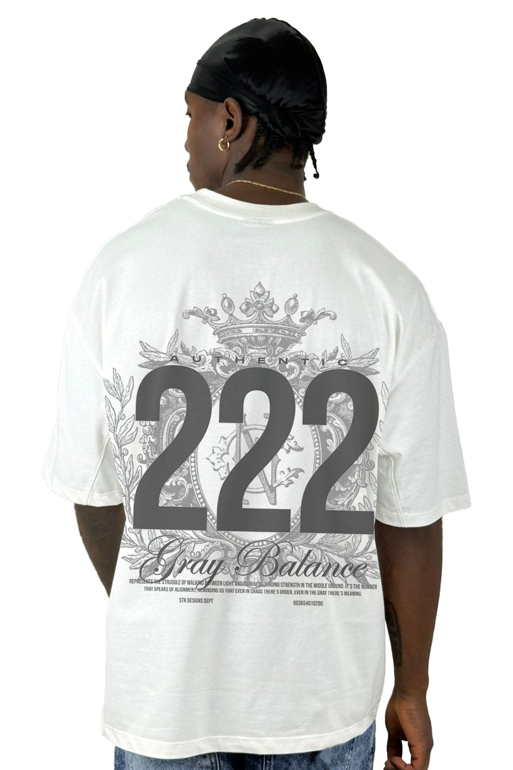 Oversize Blanca Gray Balance 222 Alto Gramaje