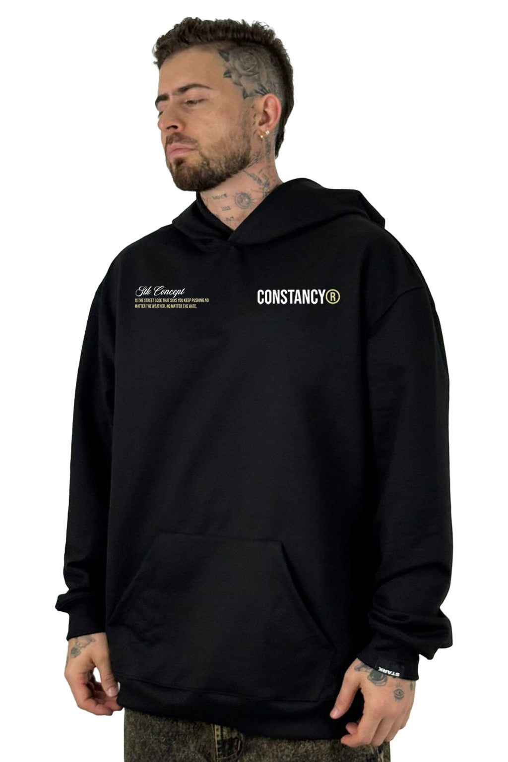 Buzo Capucha Negro Constancy