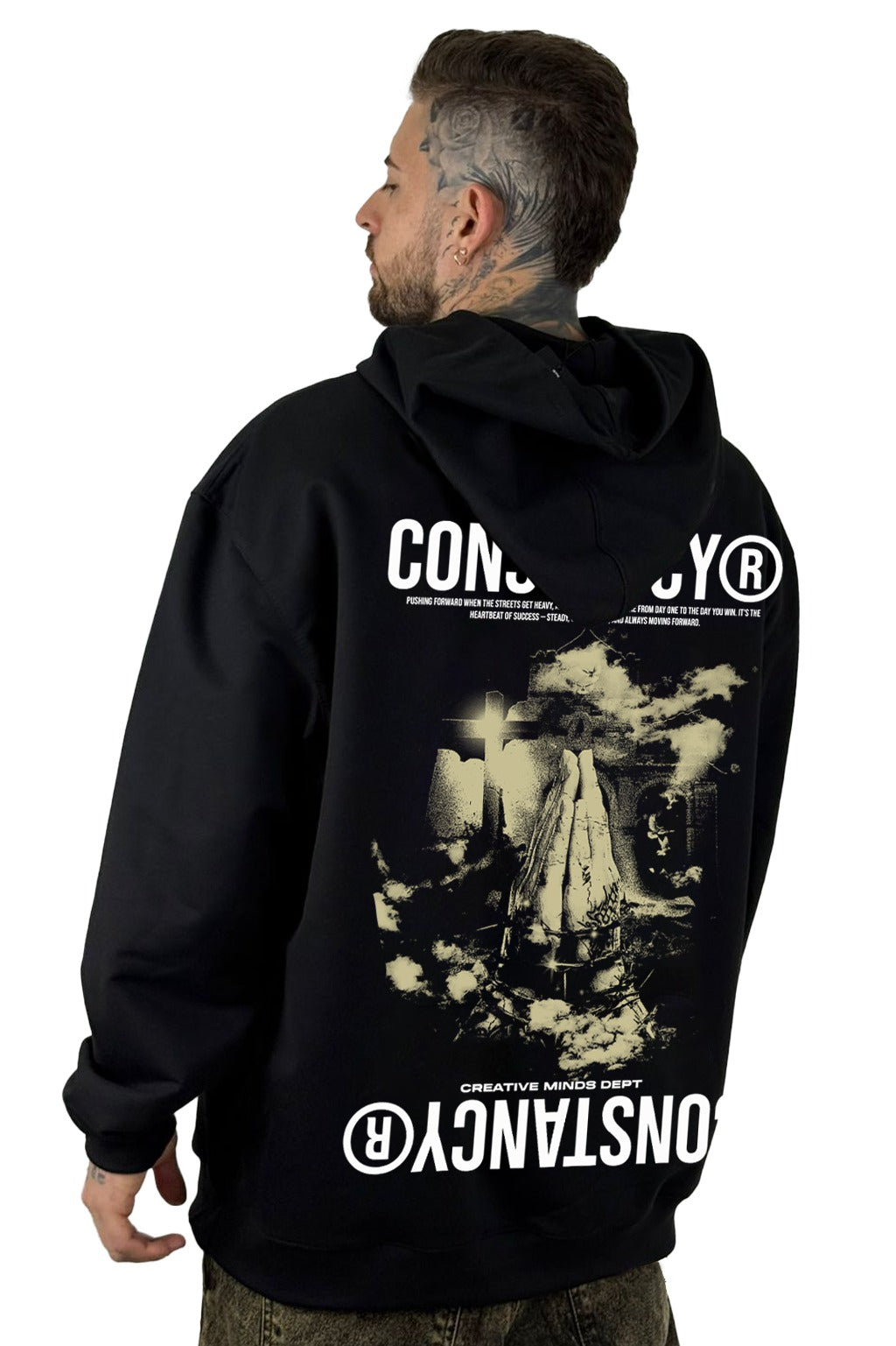 Buzo Capucha Negro Constancy