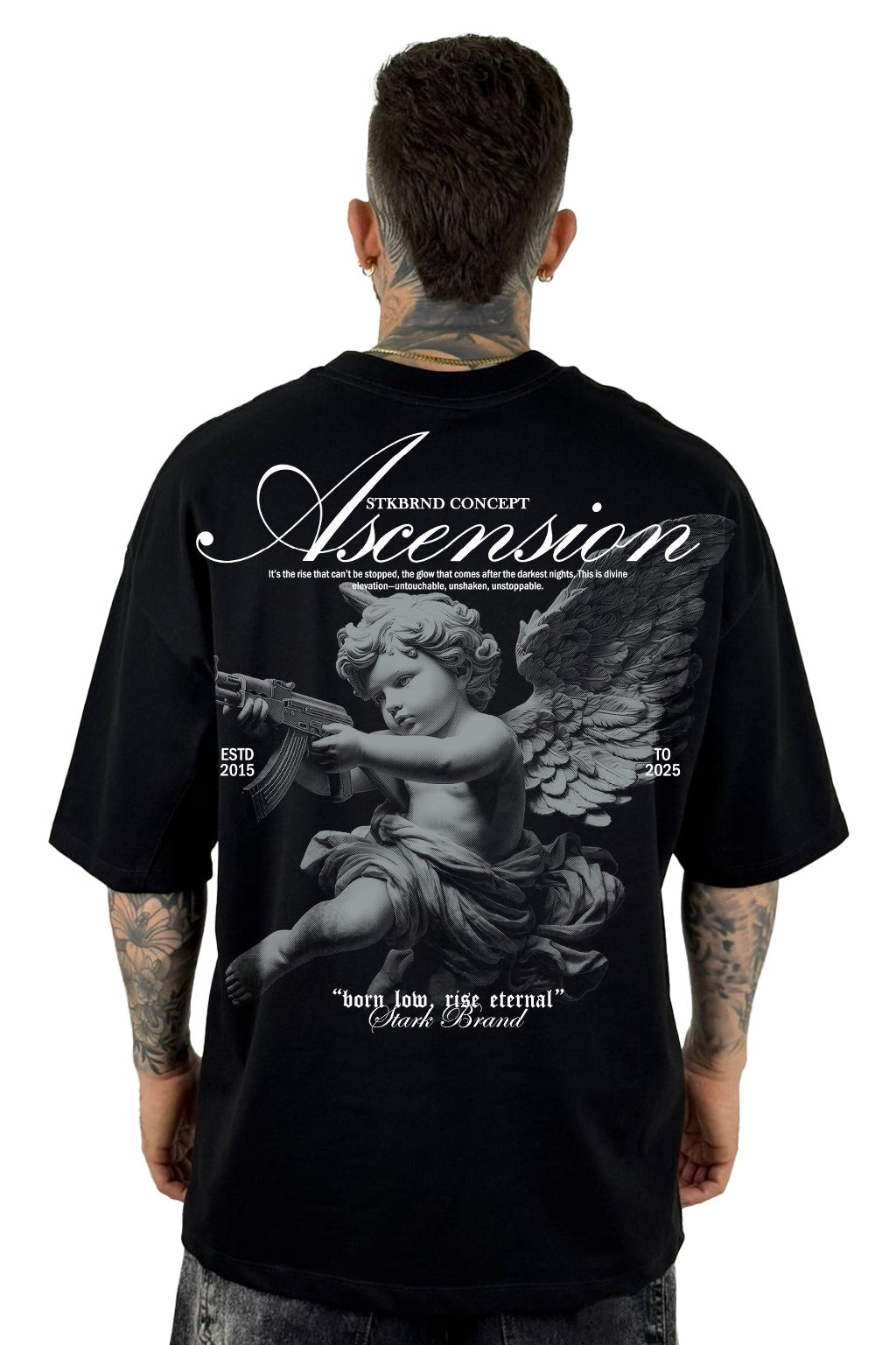 Oversize Negra Ascension Angel Alto Gramaje