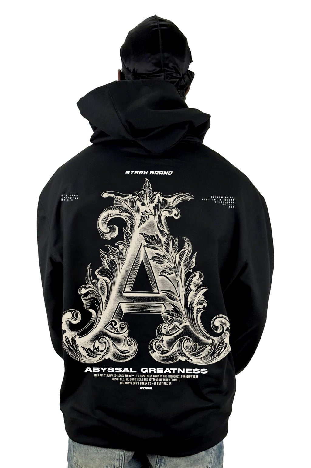 Buzo Capucha Negro Abyssal Creatiness A