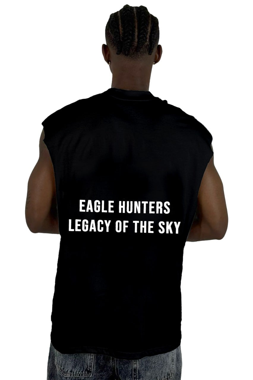 Camisilla Negra Anger Alto Gramaje