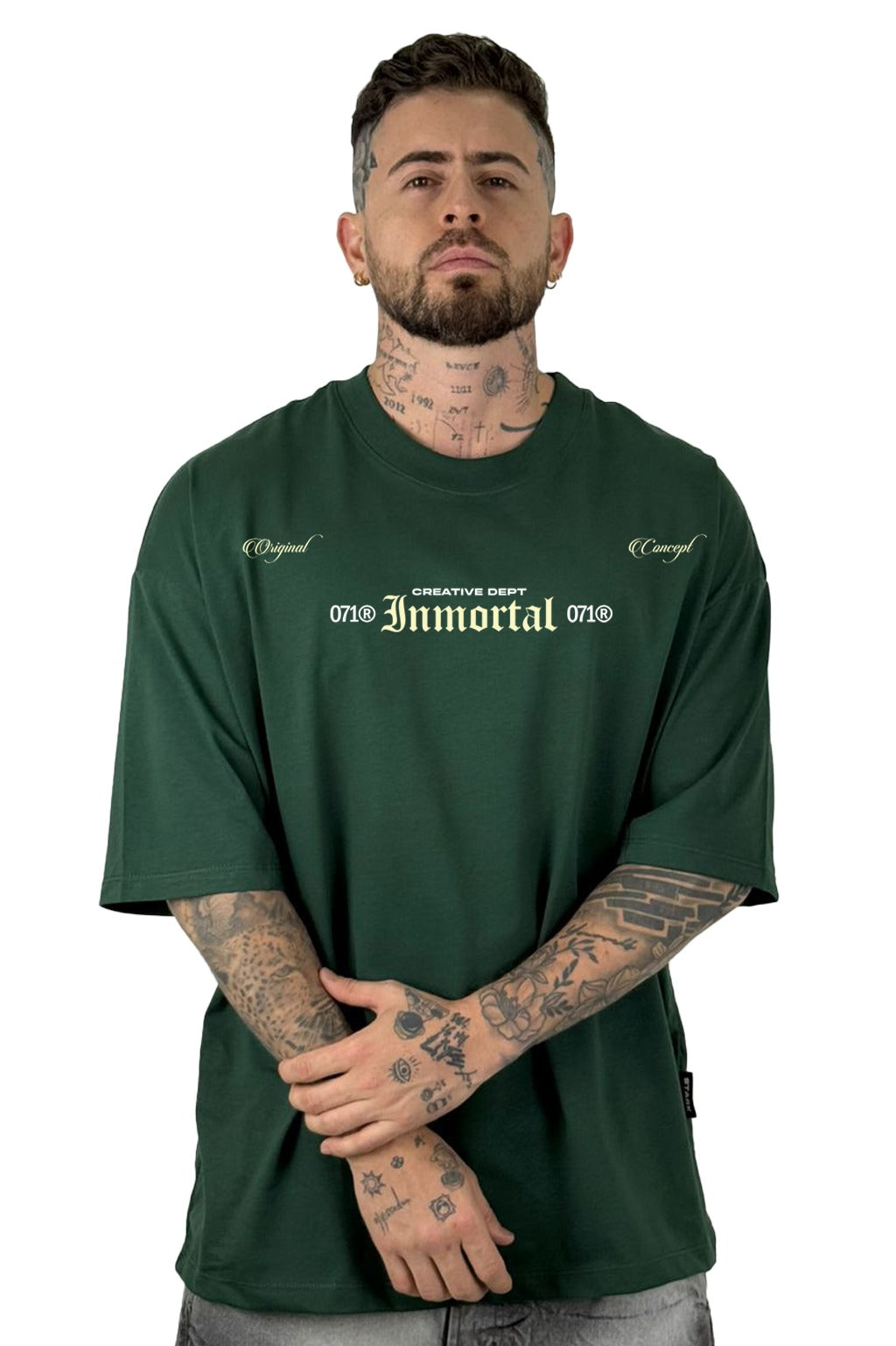 Oversize Verde Inmortal Alto Gramaje