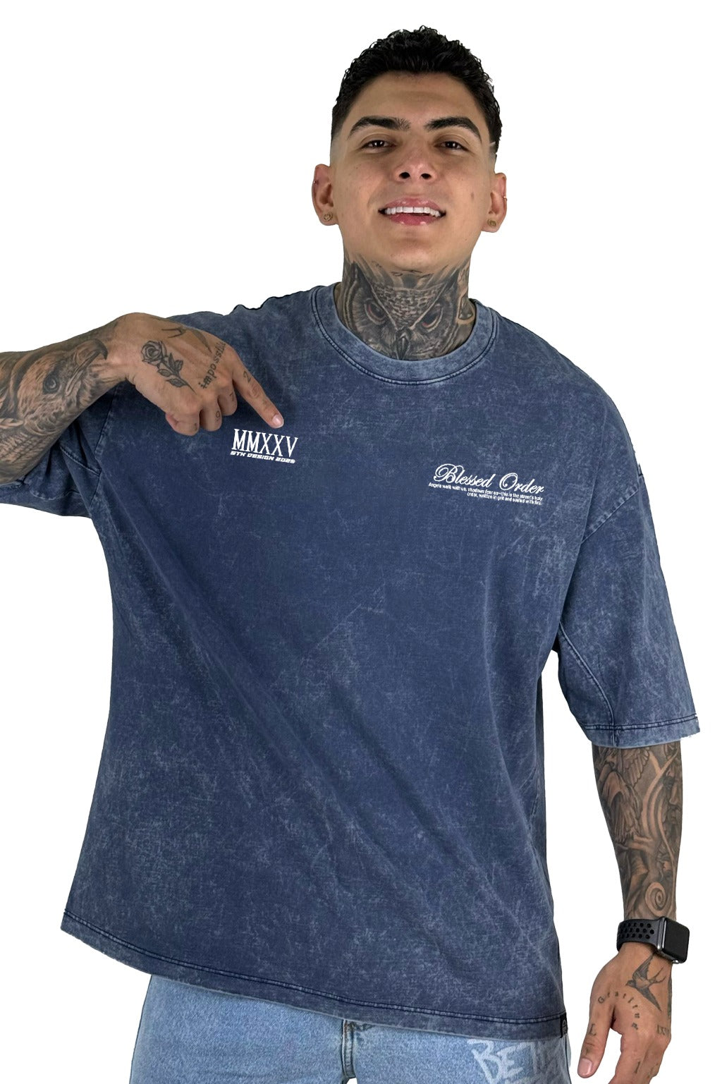 Oversize Sky Azul Blessed Order