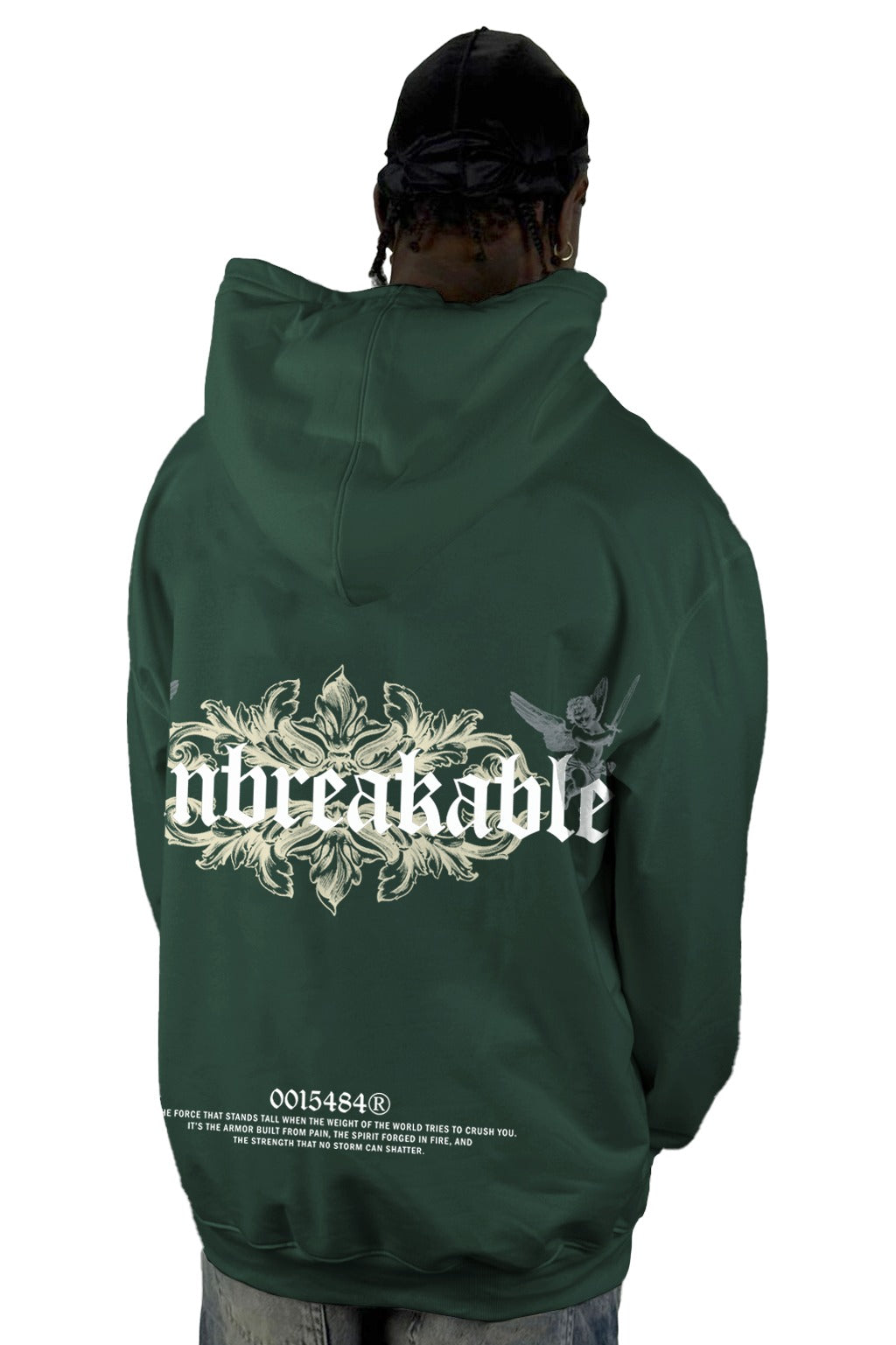 Buzo Capucha Verde Unbreakable