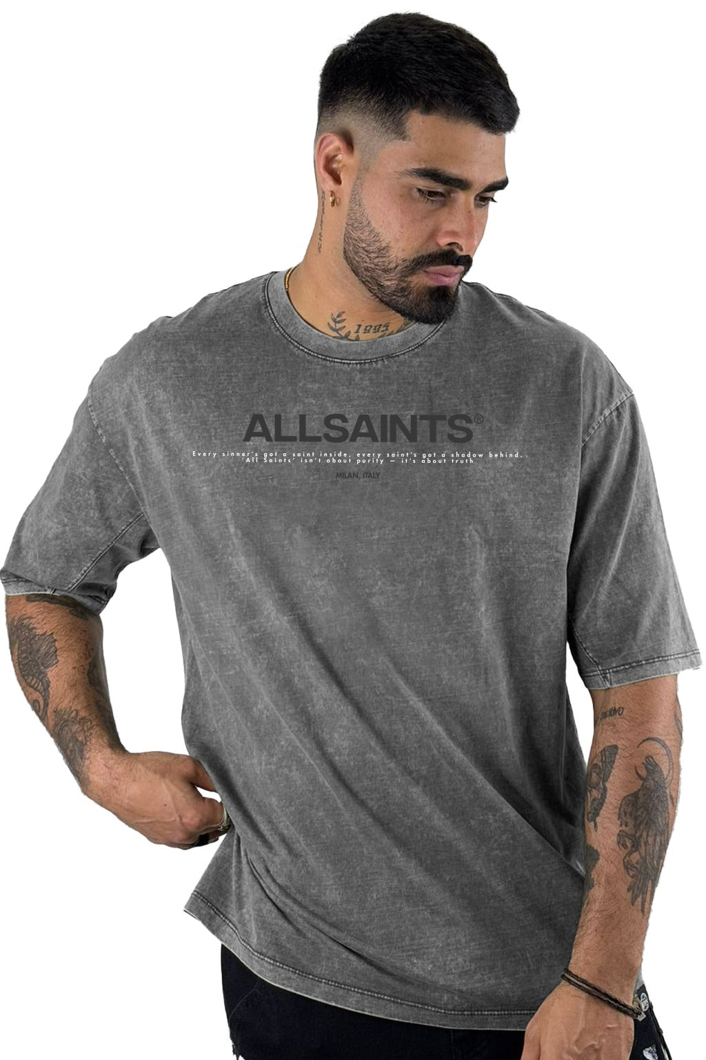 Oversize Sky Gris Allsaint