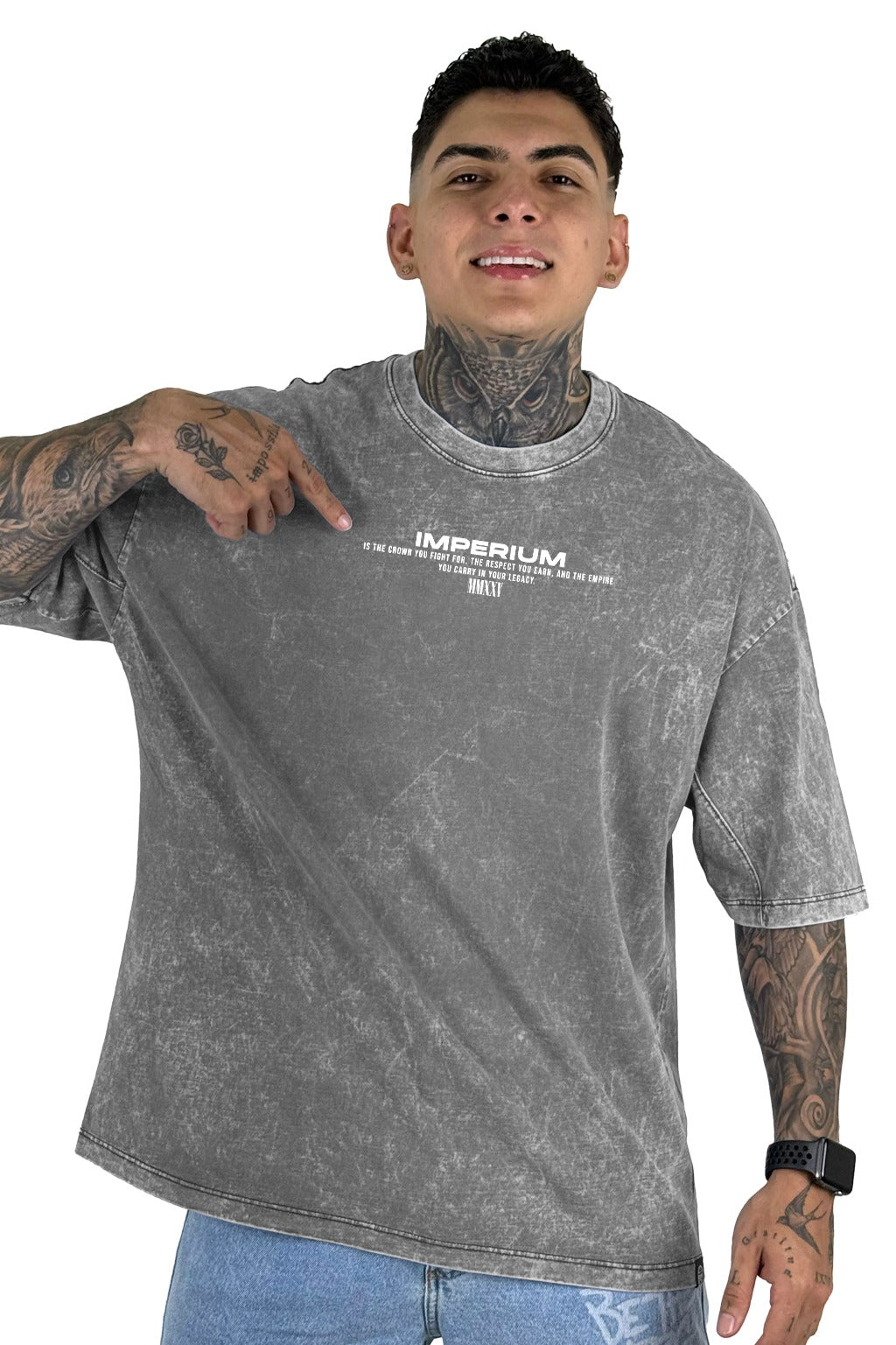 Oversize Sky Gris Imperium