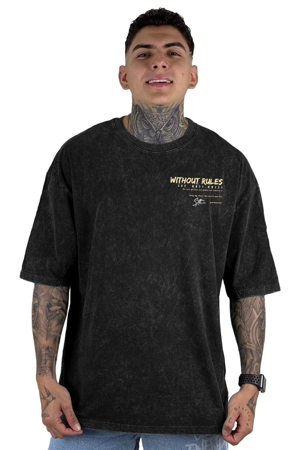 Oversize Negra Sky Without Rules