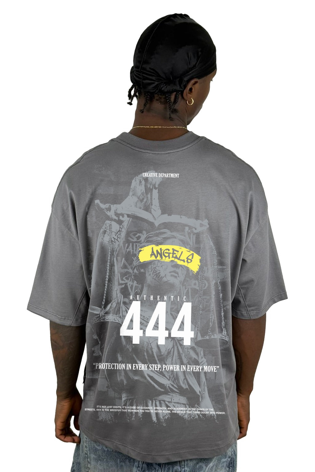 Oversize Gris Angels 444 Alto Gramaje