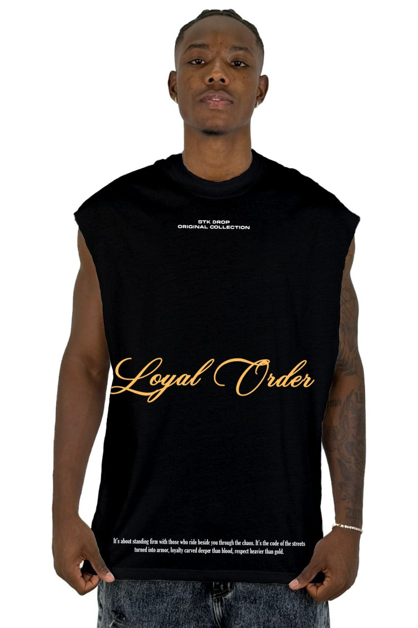 Camisilla Negra Loyal Order Alto Gramaje