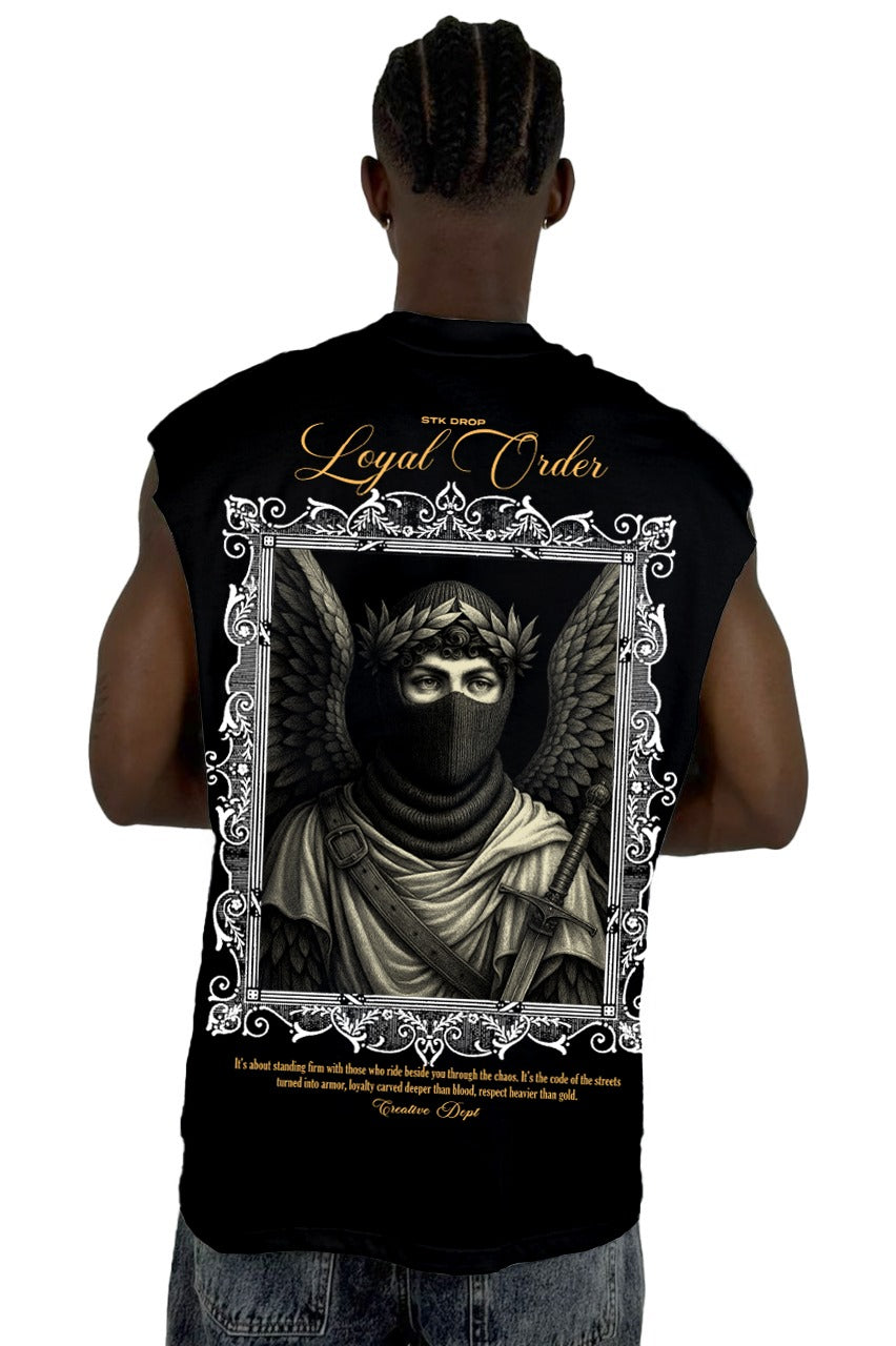 Camisilla Negra Loyal Order Alto Gramaje