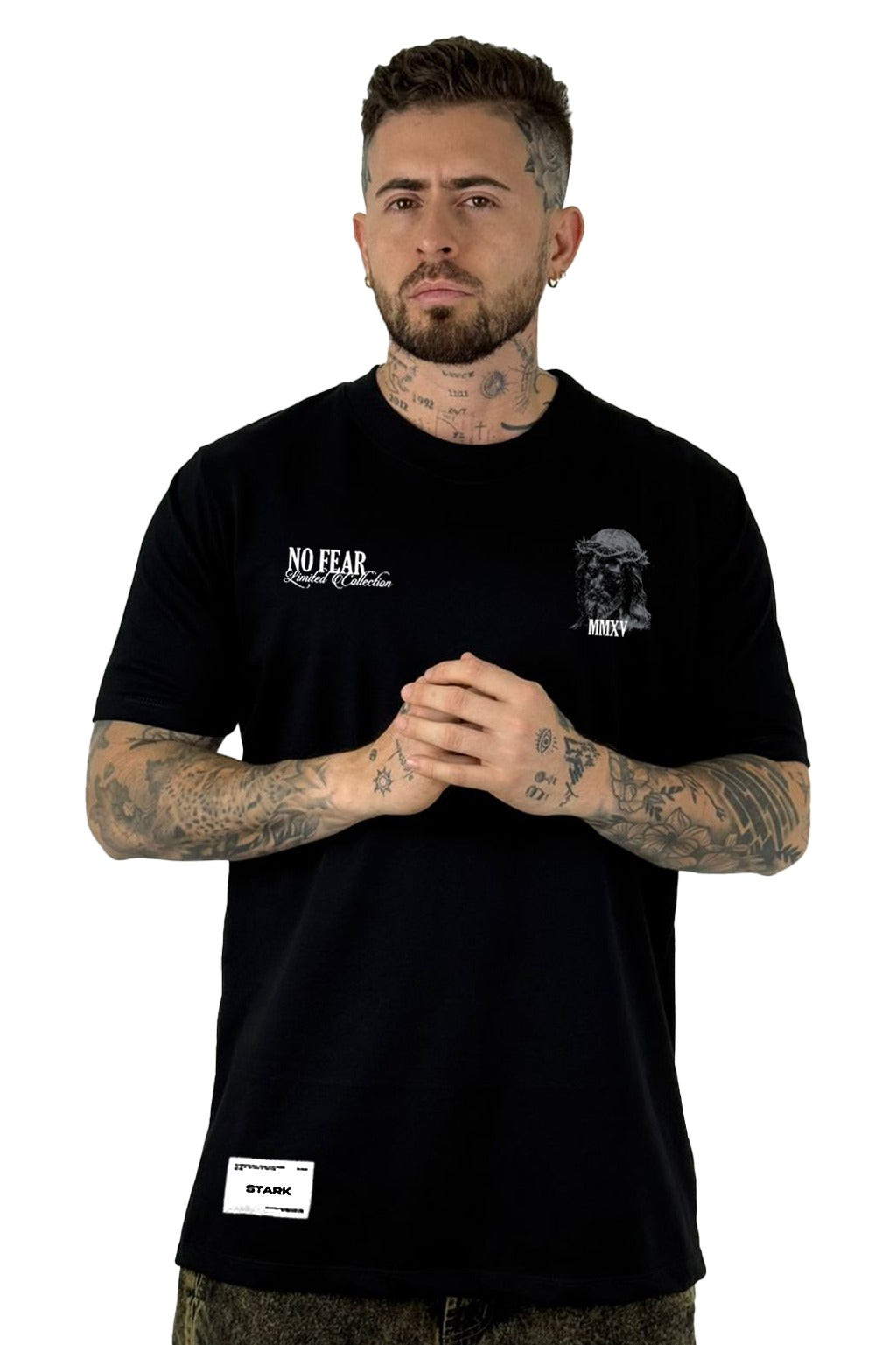 Camiseta Negra No Fear Alto Gramaje