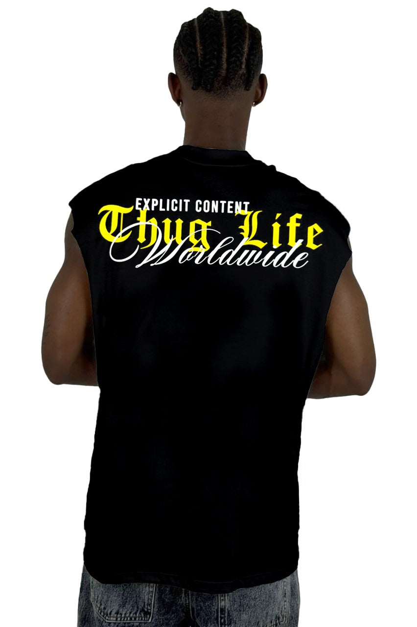 Camisilla Negra Tupac Alto Gramaje