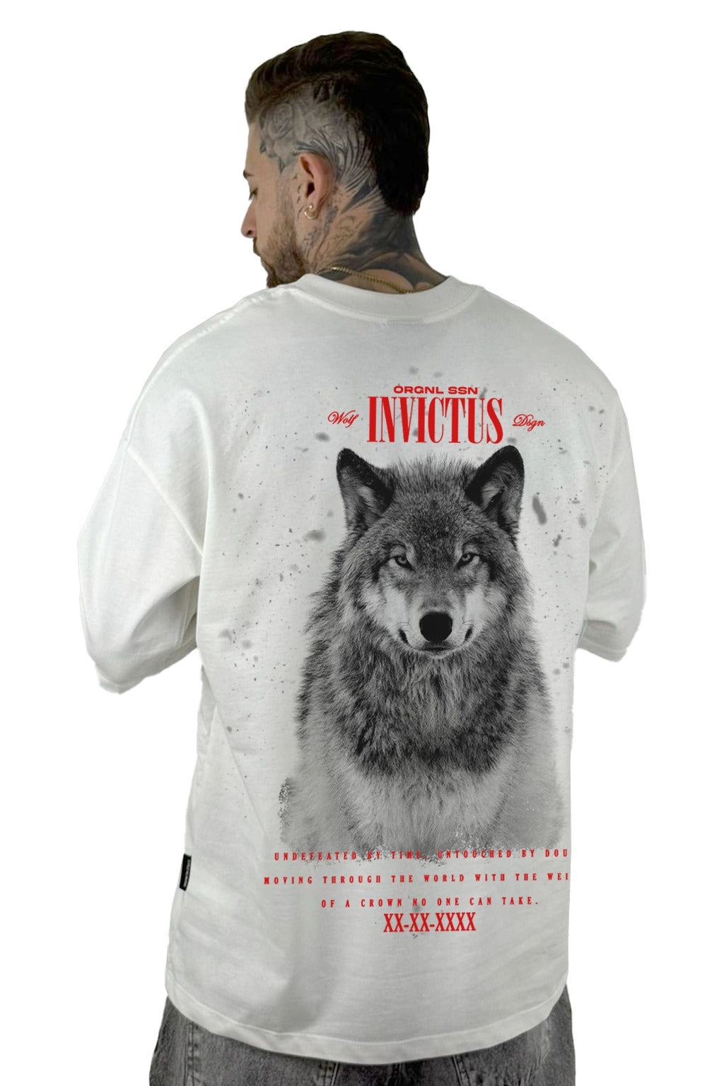 Oversize Color Crudo Invictus Alto Gramaje