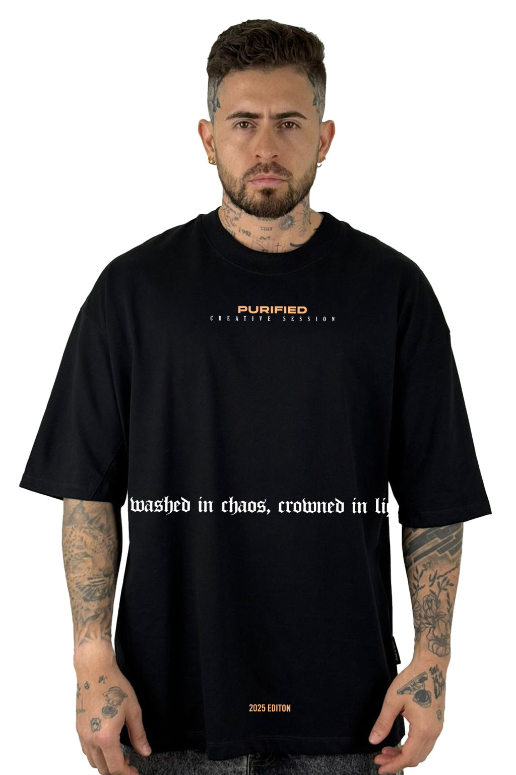 Oversize Negra Purified Alto Gramaje