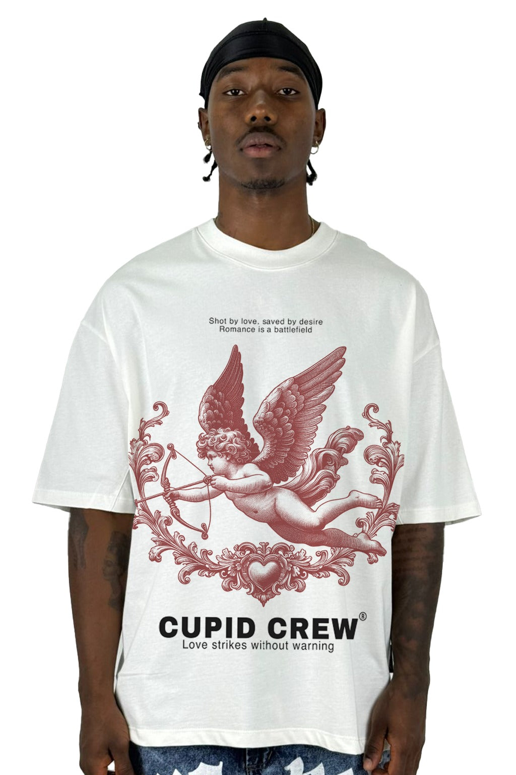 Oversize Color Crudo Cupido Crew 222 Alto Gramaje