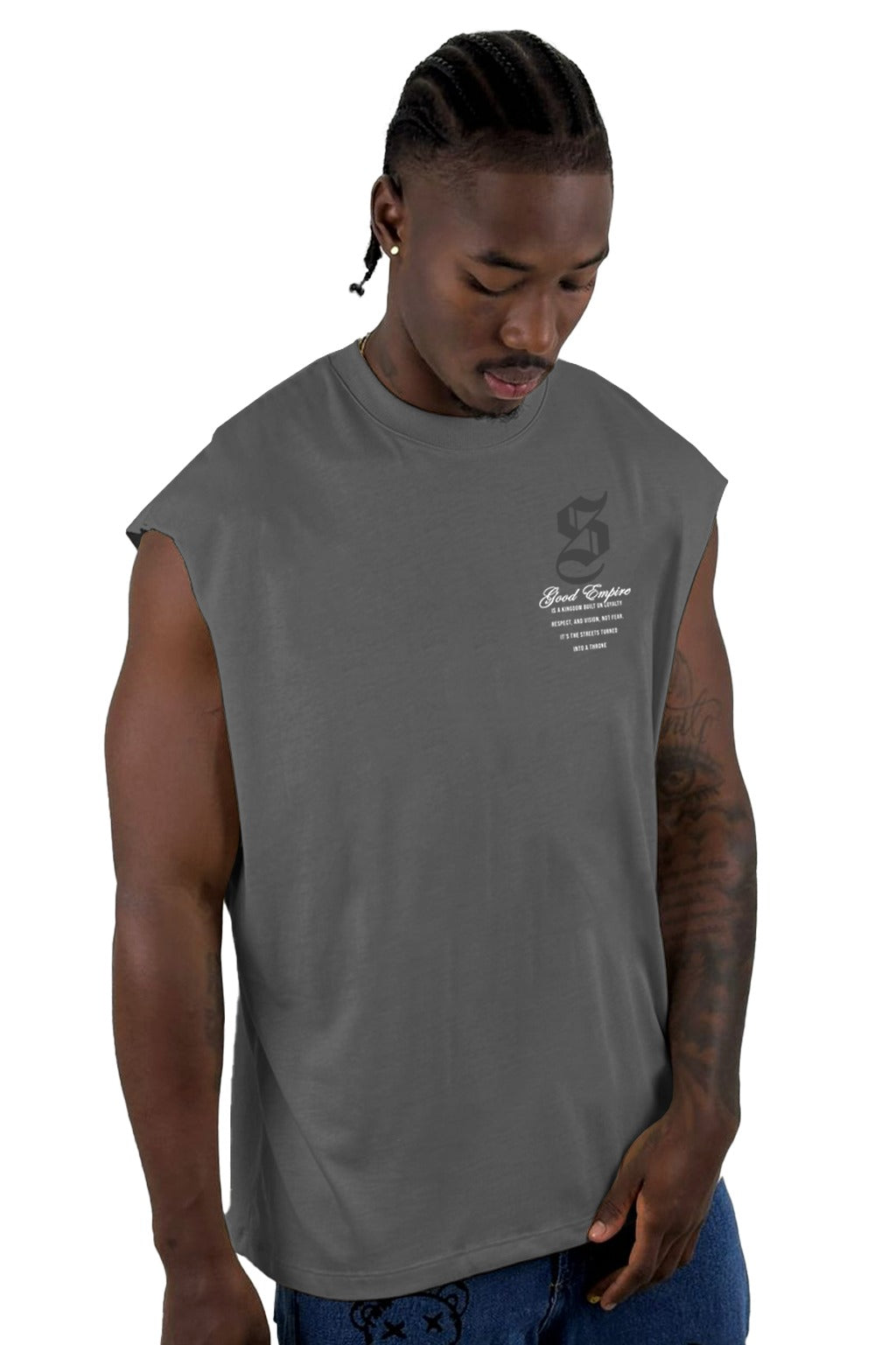 Camisilla Gris Good Empire S Alto Gramaje