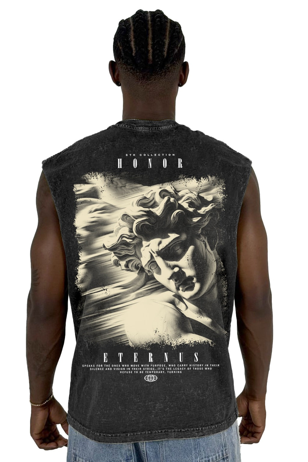 Camisilla sky Negra Honor Eternus