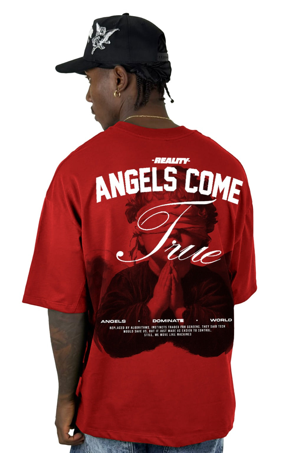 Oversize Roja Angels Come Alto Gramaje