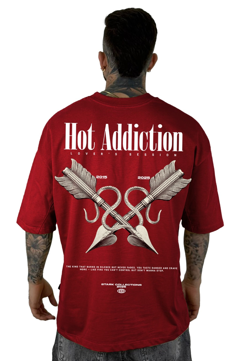 Oversize Roja Hot Addiction Alto Gramaje