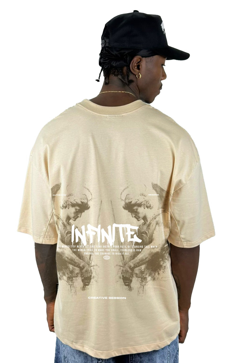 Oversize Beige Infinite Alto Gramaje